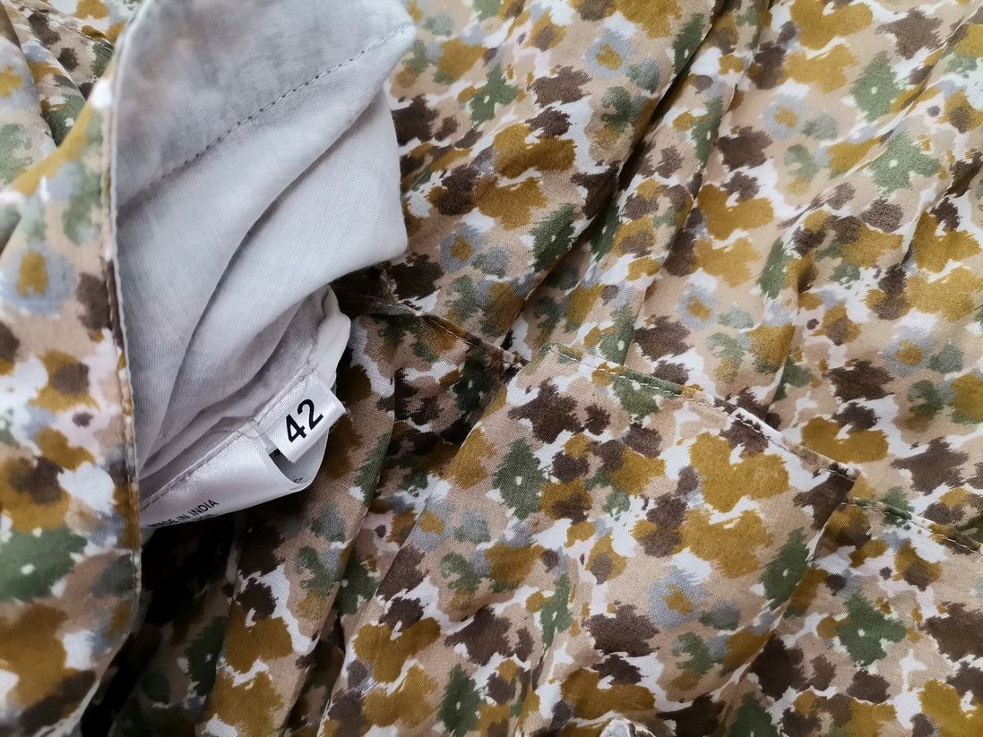 IMG_20211005_104214.jpg BZR Rozmiar 42 Kolor Khaki Spódnica Mini Krótka Materiał Bawełna