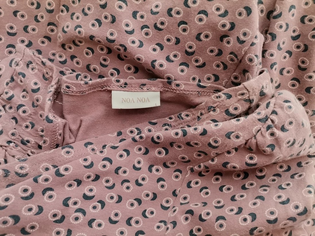 Noa noa Rozmiar L Kolor Fioletowy W serek Sukienka Zawijana Krótki rękaw Midi Materiał Wiskoza Noa noa Rozmiar L Kolor Fioletowy W serek Sukienka Zawijana Krótki rękaw Midi Materiał Wiskoza