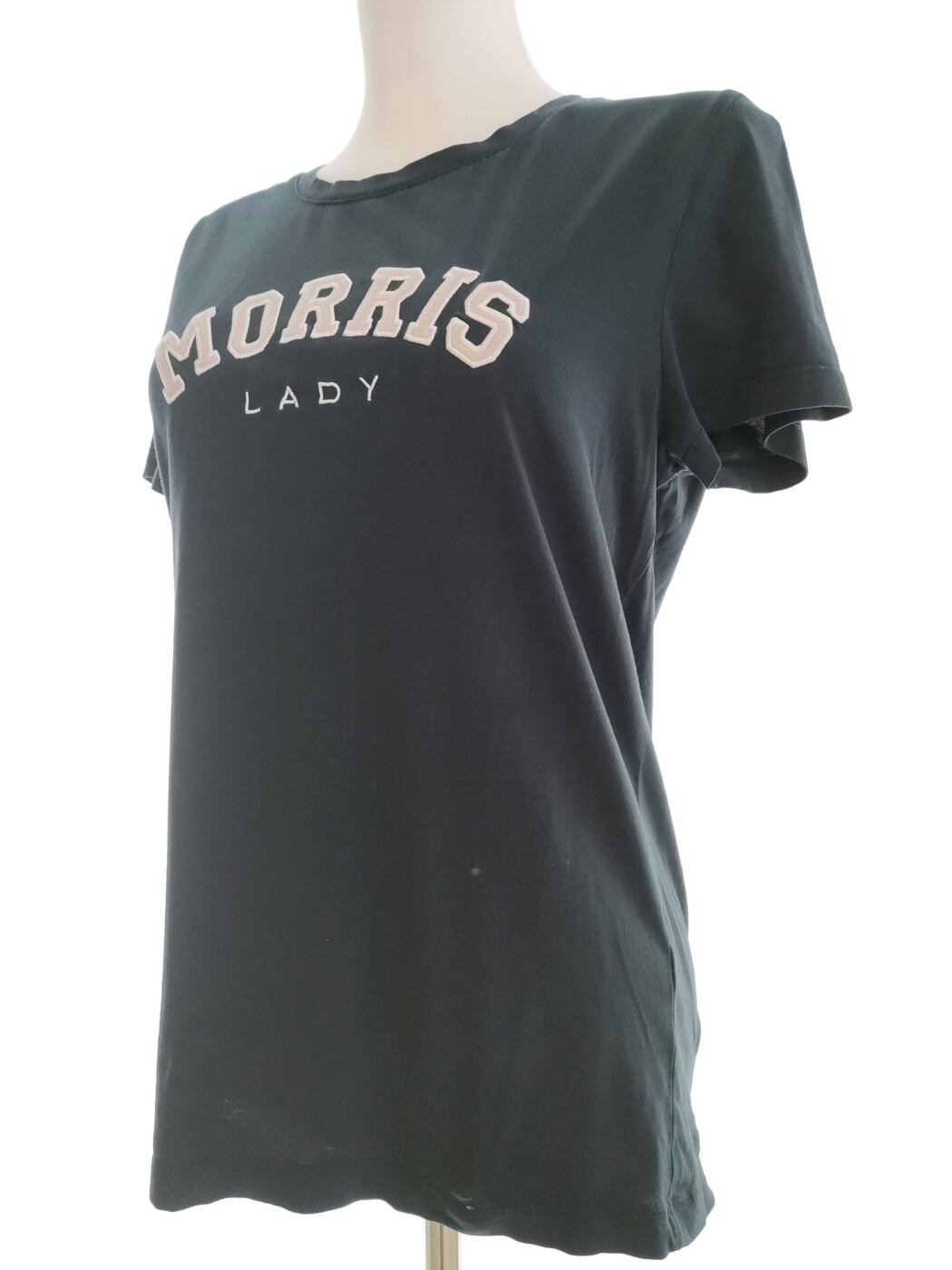 IMG_20211005_121013.jpg Morris Rozmiar S Kolor Granatowy Crew Neck T-Shirt Krótki rękaw Materiał Bawełna 100%