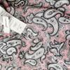 Soyaconcept Rozmiar XL Kolor Różowy Paisley W łódkę Tunika Bluzka Krótki rękaw Materiał Wiskoza 100%