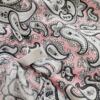 Soyaconcept Rozmiar XL Kolor Różowy Paisley W łódkę Tunika Bluzka Krótki rękaw Materiał Wiskoza 100%