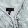 River island Rozmiar 12 (38) Kolor Niebieski Kołnierz Bluzka Krótki rękaw