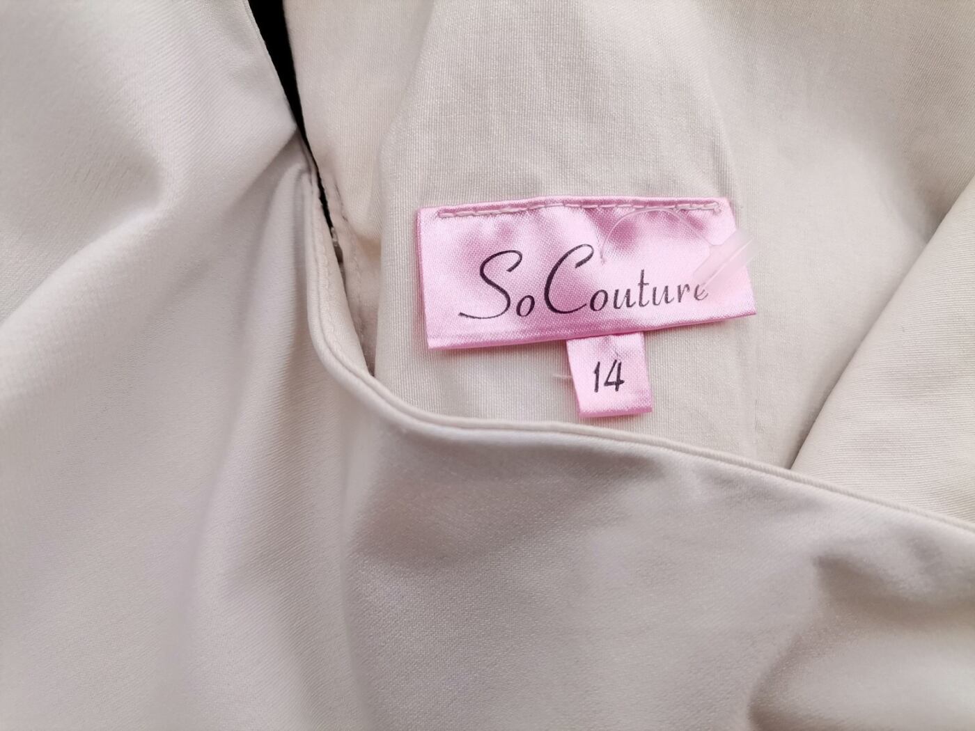 So Couture! Rozmiar 14 (42) Kolor Granatowy Okrągły dekolt Suknia Balowa Sukienka Wieczorowa Krótki rękaw Midi So Couture! Rozmiar 14 (42) Kolor Granatowy Okrągły dekolt Suknia Balowa Sukienka Wieczorowa Krótki rękaw Midi