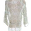 Gant Rozmiar 44/46 Kolor Miętowy Paisley W łódkę Tunika Bluzka Rękaw 3/4