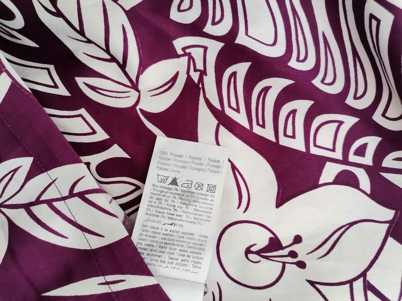 Vero moda Rozmiar S Kolor Fioletowy Kwadratowy dekolt Tunika Bluzka Krótki rękaw