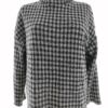 Pull and Bear Rozmiar S Kolor Szary High Neck Sweter Długi rękaw Gruba dzianina