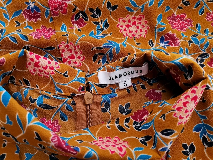 Glamorosa Rozmiar S Kolor Brązowy Halter Bluzka Bezrękawnik