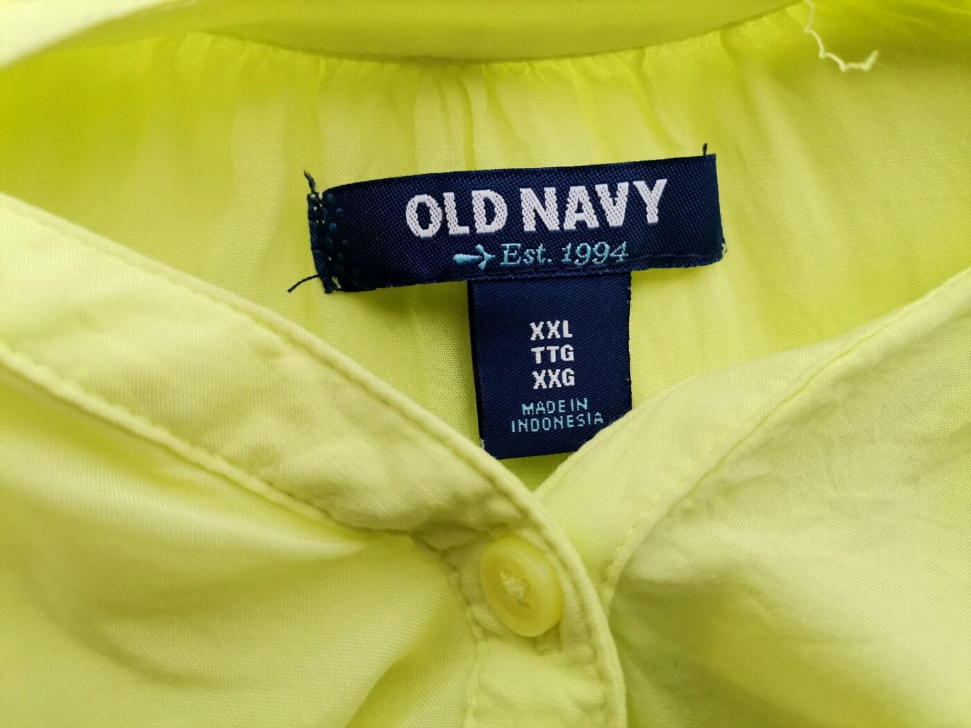 Old Navy Rozmiar XXL Kolor Żółty W serek Tunika Bluzka Rękaw 3/4 Materiał Rayon 100% Old Navy Rozmiar XXL Kolor Żółty W serek Tunika Bluzka Rękaw 3/4 Materiał Rayon 100%