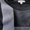 River island Rozmiar 14 (40) Kolor Czarny Pasy Okrągły dekolt Tunika Bluzka Krótki rękaw Materiał Wiskoza