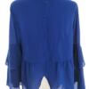 Y.A.S Rozmiar S Kolor Niebieski Crew Neck Bluzka Rękaw 3/4