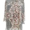 River island Rozmiar 10 (36) Kolor Kremowy Pół golf Bluzka Rękaw 3/4