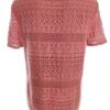 Vero moda Rozmiar S Kolor Pudrowy Róż Crew Neck Bluzka Krótki rękaw Materiał Bawełna