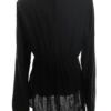 Lane Bryant Rozmiar 14/16 (42/44) Kolor Czarny Split Crew Neck Tunika Bluzka Długi rękaw Materiał Bawełna 100%