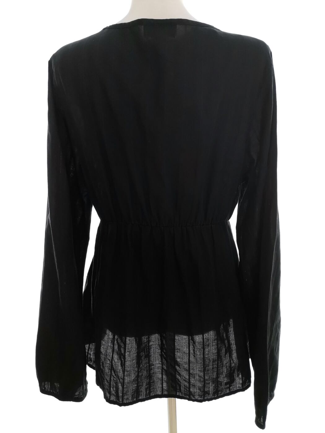 Lane Bryant Rozmiar 14/16 (42/44) Kolor Czarny Split Crew Neck Tunika Bluzka Długi rękaw Materiał Bawełna 100% Lane Bryant Rozmiar 14/16 (42/44) Kolor Czarny Split Crew Neck Tunika Bluzka Długi rękaw Materiał Bawełna 100%