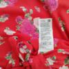 Vero moda Rozmiar L Kolor Czerwony W serek Bluzka Rękaw 3/4 Materiał Wiskoza 100%