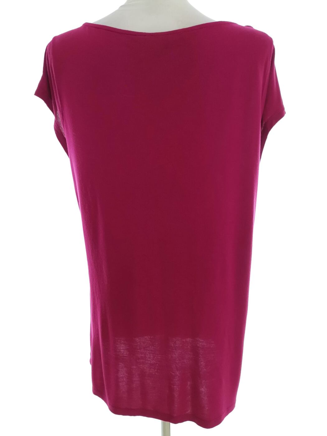 Laura ashley Rozmiar 20 (46) Kolor Fuksja W łódkę Tunika Bluzka Krótki rękaw Materiał Wiskoza 100% Laura ashley Rozmiar 20 (46) Kolor Fuksja W łódkę Tunika Bluzka Krótki rękaw Materiał Wiskoza 100%