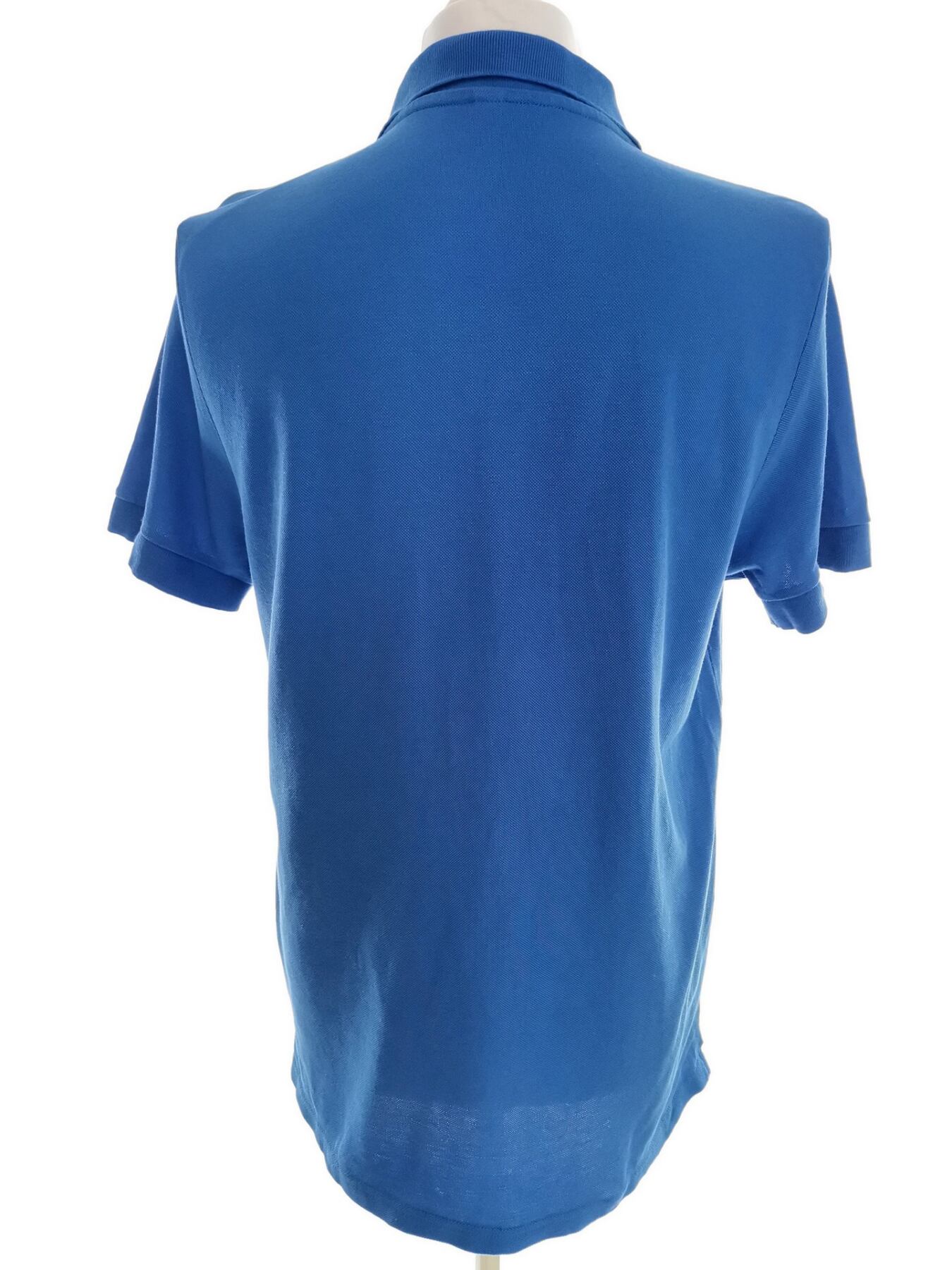 IMG_20211020_133249.jpg Moschino Rozmiar XL Kolor Niebieski Kołnierz Męska Koszula Polo Krótki rękaw Materiał Bawełna 100%