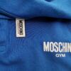 Moschino Rozmiar XL Kolor Niebieski Kołnierz Męska Koszula Polo Krótki rękaw Materiał Bawełna 100%