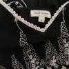 River island Rozmiar 8 (34) Kolor Czarny W serek Bluzka Bezrękawnik