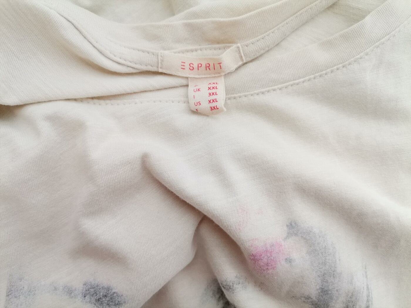 Esprit Rozmiar XXL Kolor Szary W łódkę Tunika Bluzka Rękaw 3/4 Materiał Bawełna 100% Esprit Rozmiar XXL Kolor Szary W łódkę Tunika Bluzka Rękaw 3/4 Materiał Bawełna 100%
