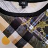 River island Rozmiar 10 (36) Kolor Czarny Krata Crew Neck Sukienka Sweterkowa Długi rękaw Do Kolan