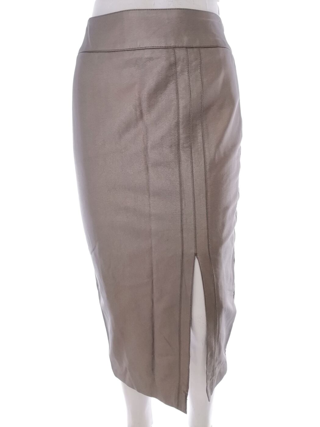 River island Rozmiar 8 (34) Kolor Srebrny Spódnica Maxi Długa