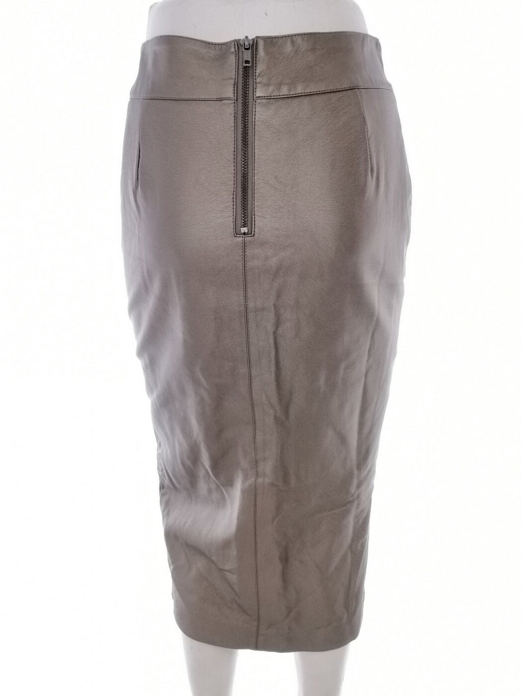 IMG_20211025_104401.jpg River island Rozmiar 8 (34) Kolor Srebrny Spódnica Maxi Długa