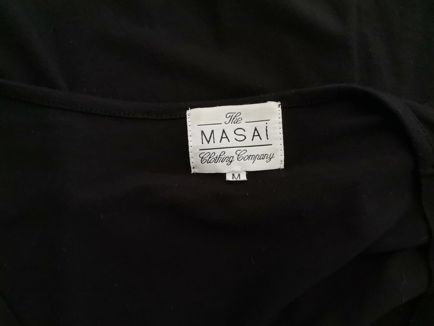 The Masai Rozmiar M Kolor Czarny Okrągły dekolt Tunika Bluzka Rękaw 3/4 Materiał Wiskoza The Masai Rozmiar M Kolor Czarny Okrągły dekolt Tunika Bluzka Rękaw 3/4 Materiał Wiskoza
