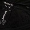 DESIGUAL Rozmiar S Kolor Czarny W serek Sukienka Sweterkowa Długi rękaw Midi Materiał Bawełna 100%