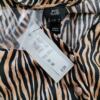 River island Rozmiar 10 (36) Kolor Czarny Panterka W serek Bluzka Zapinana Długi rękaw Materiał Wiskoza 100%