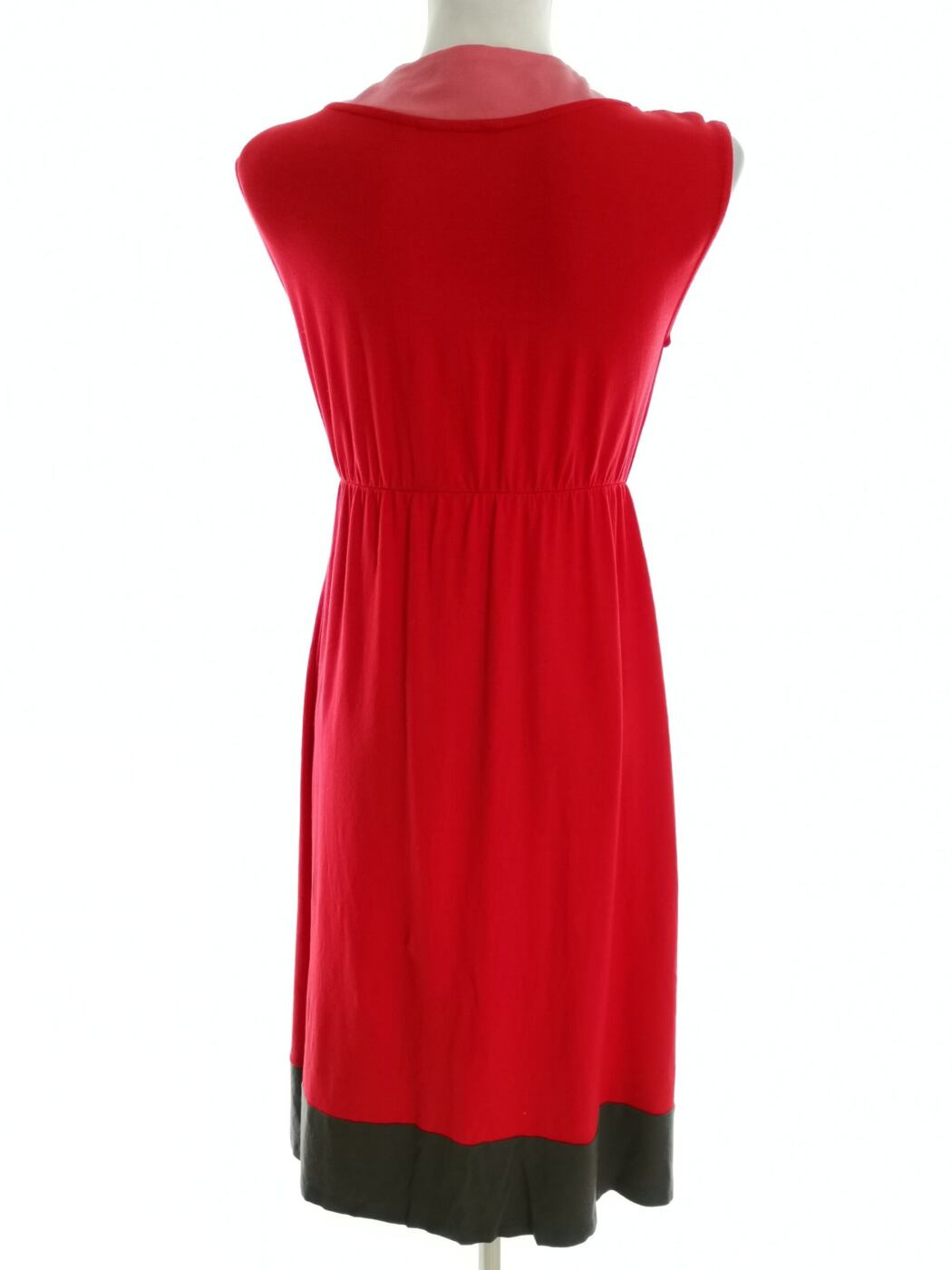 Boden Rozmiar 6 (36) Kolor Czerwony W serek Sukienka Sheath Bezrękawnik Midi Materiał Wiskoza Boden Rozmiar 6 (36) Kolor Czerwony W serek Sukienka Sheath Bezrękawnik Midi Materiał Wiskoza