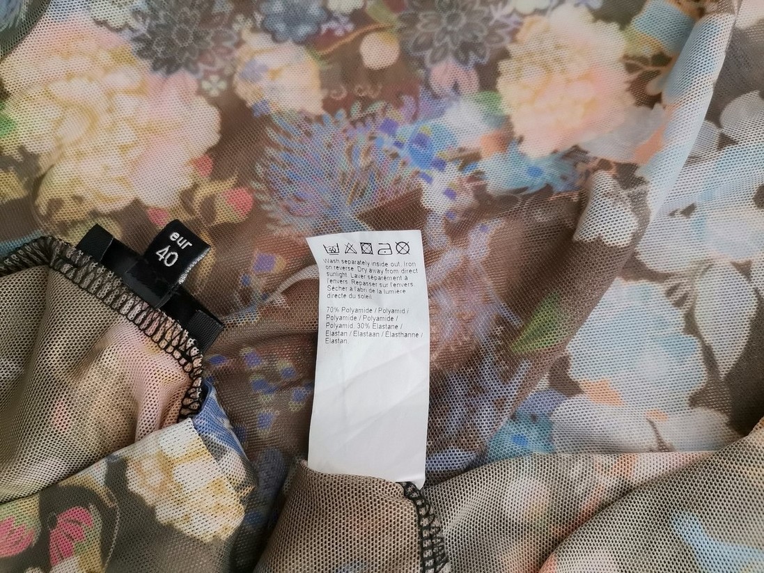 River island Rozmiar 14 (40) Kolor Szary Pół golf Bluzka Długi rękaw