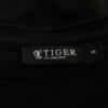 Tiger of Sweden Rozmiar S Kolor Czarny Crew Neck Bluzka Krótki rękaw Materiał Wiskoza 100%