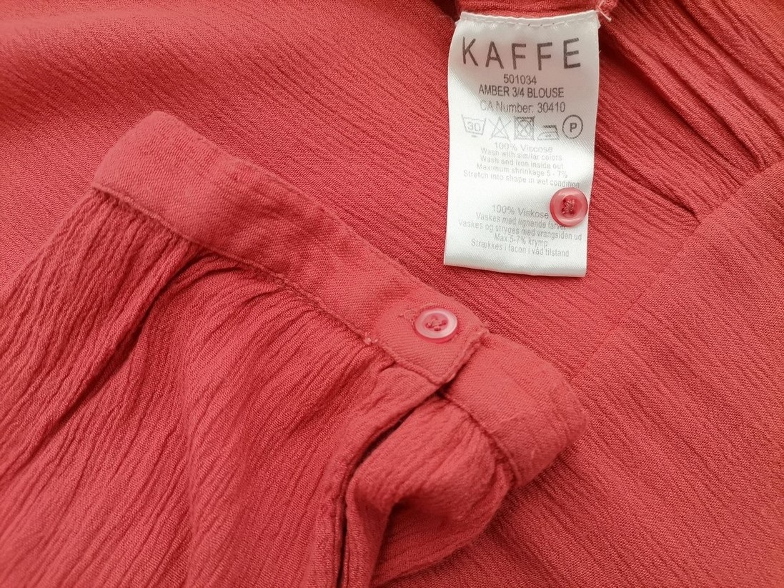 IMG_20211103_104850.jpg Kaffe Rozmiar 42 Kolor Pomarańczowy W serek Bluzka Rękaw 3/4 Materiał Wiskoza 100%