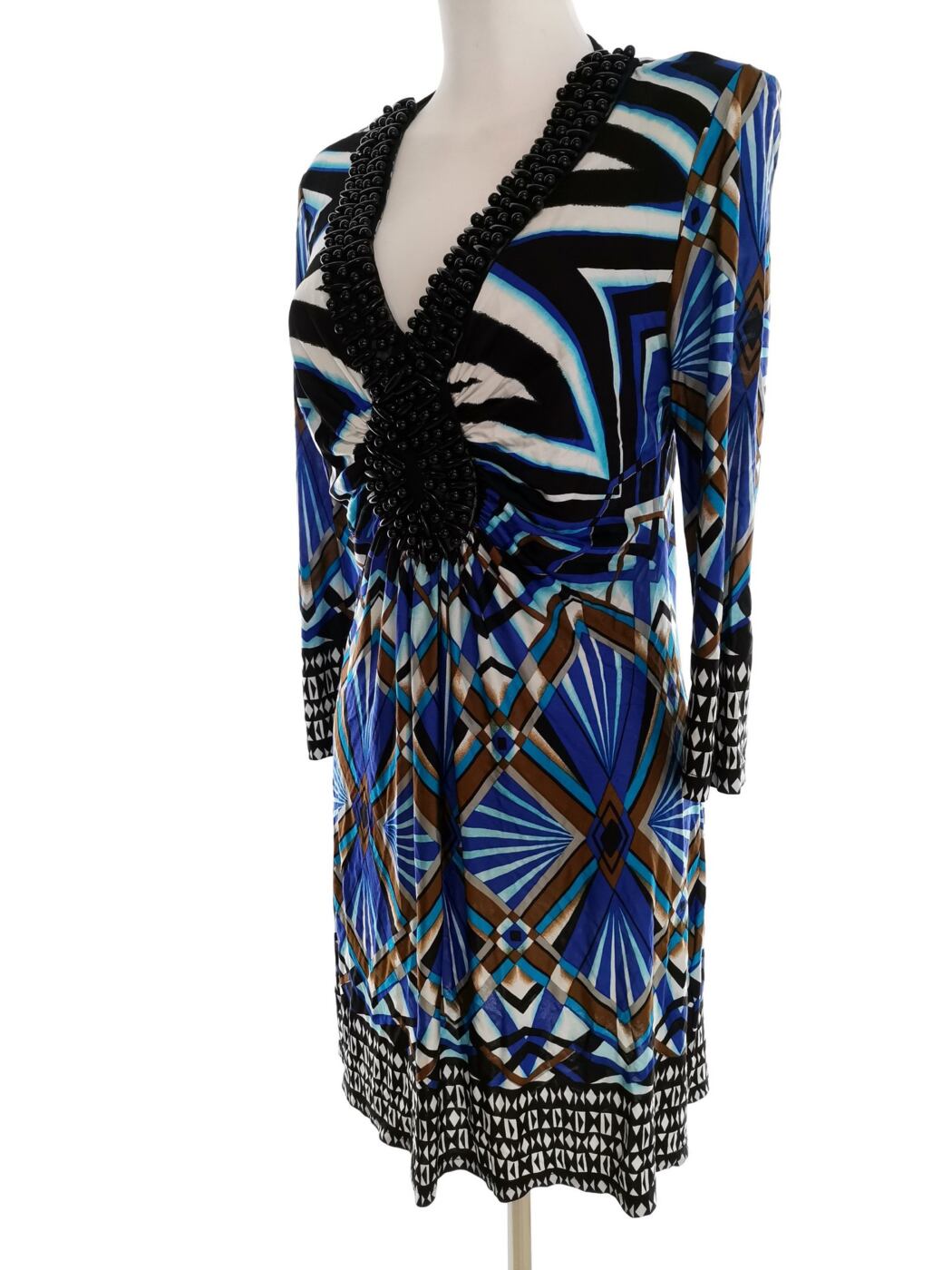 Star by Julienmacdonald Rozmiar 12 (40) Kolor Niebieski W serek Sukienka Sheath Rękaw 3/4 Do Kolan Materiał Wiskoza 100% Star by Julienmacdonald Rozmiar 12 (40) Kolor Niebieski W serek Sukienka Sheath Rękaw 3/4 Do Kolan Materiał Wiskoza 100%