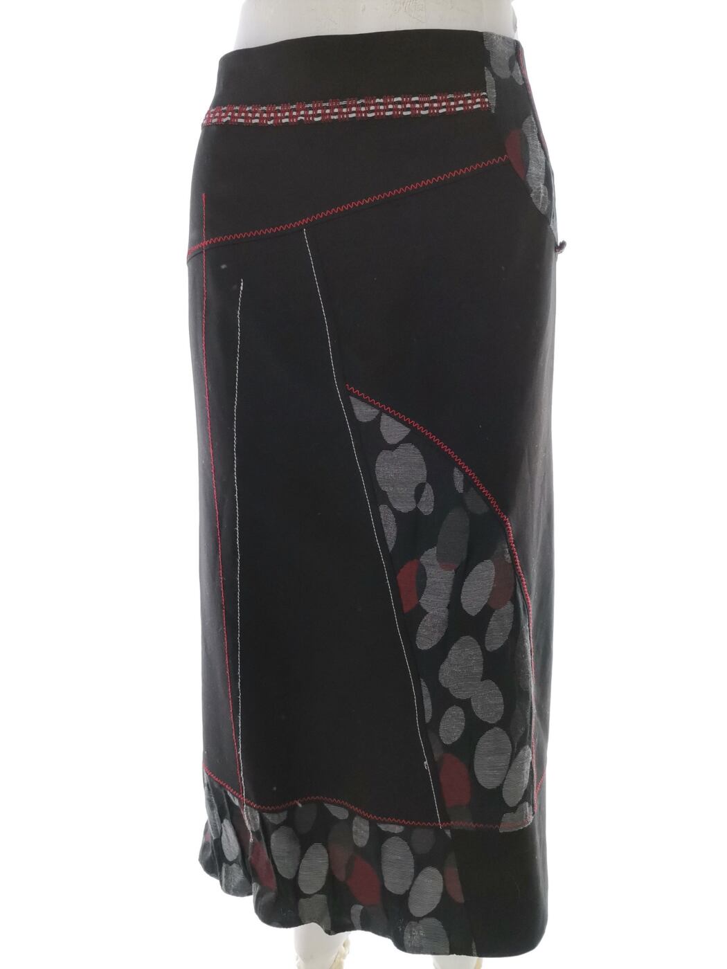 Avalon Collection Rozmiar 16 (44) Kolor Czarny Spódnica Maxi Długa Materiał Bawełna