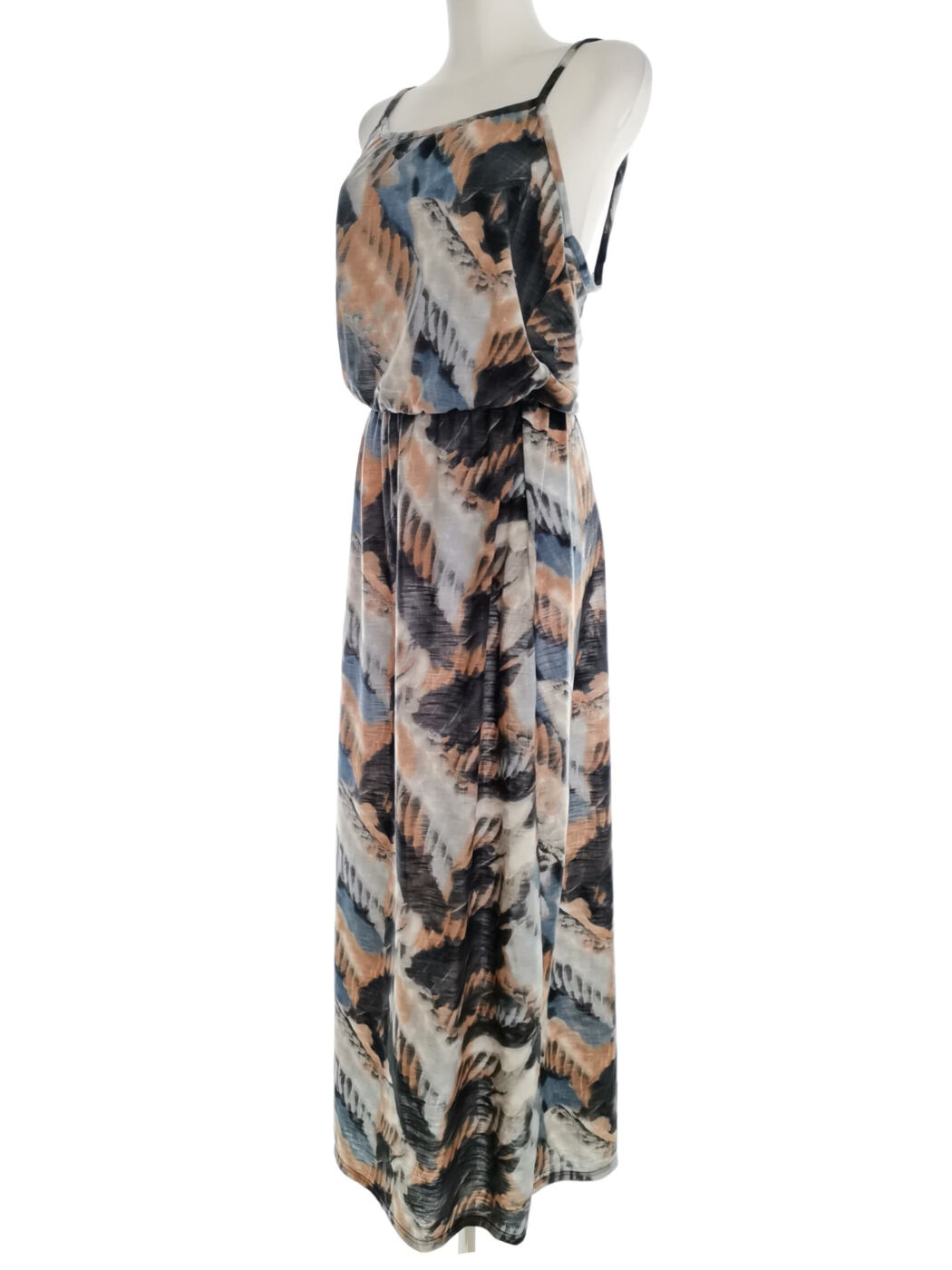 River island Rozmiar 10 (36) Kolor Granatowy Kwadratowy dekolt Sukienka Maxi Bezrękawnik Długa River island Rozmiar 10 (36) Kolor Granatowy Kwadratowy dekolt Sukienka Maxi Bezrękawnik Długa
