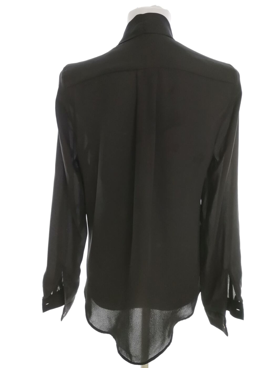 River island Rozmiar 10 (36) Kolor Czarny W serek Bluzka Kopertowa Długi rękaw