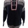 Norwegian jumper Rozmiar S Kolor Granatowy Męski Sweter Długi rękaw Materiał Wełna
