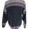 Norwegian jumper Rozmiar S Kolor Granatowy Męski Sweter Długi rękaw Materiał Wełna