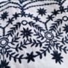 Vintage Rozmiar 38/40 Kolor Biały Okrągły dekolt Bluzka Rękaw 3/4