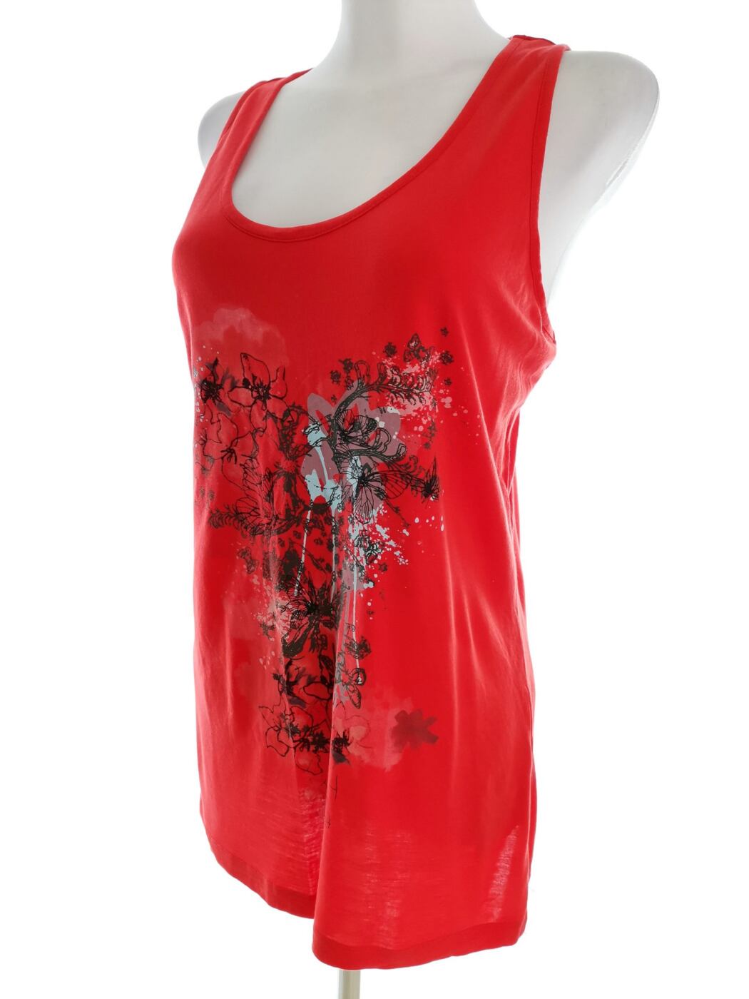 Ted Baker Rozmiar 4 (42) Kolor Pomarańczowy Dekolt U Tunika Bluzka Bezrękawnik Materiał Lyocell 100% Ted Baker Rozmiar 4 (42) Kolor Pomarańczowy Dekolt U Tunika Bluzka Bezrękawnik Materiał Lyocell 100%