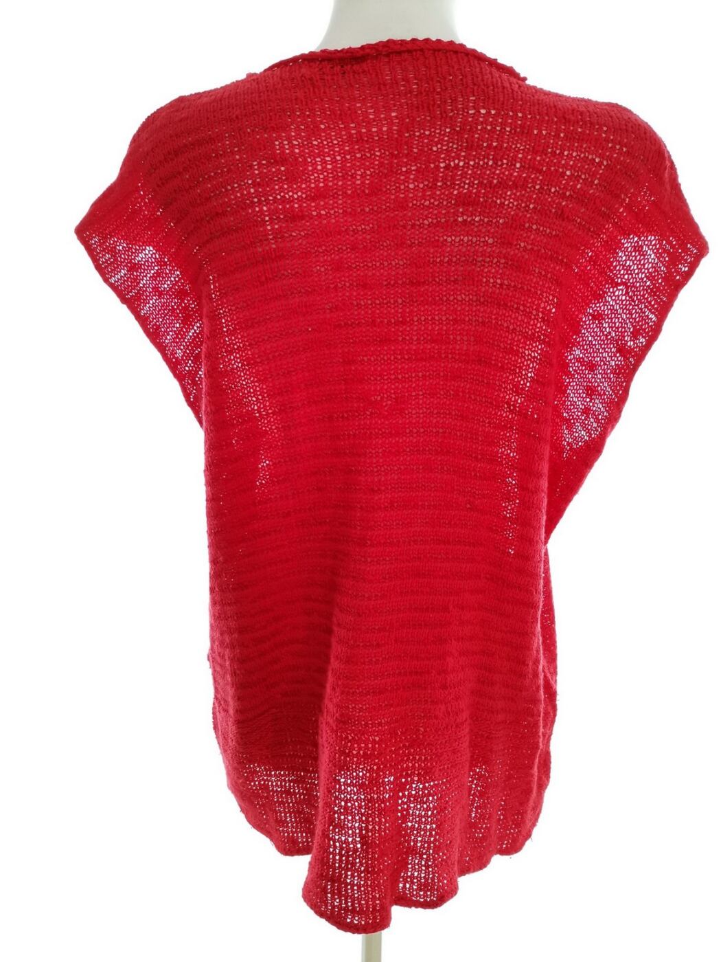 Uno Rozmiar ONE SIZE (46) Kolor Czerwony Okrągły dekolt Tunika Bluzka Dzianina Krótki rękaw Materiał Bawełna Uno Rozmiar ONE SIZE (46) Kolor Czerwony Okrągły dekolt Tunika Bluzka Dzianina Krótki rękaw Materiał Bawełna