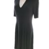 Vince Camuto Rozmiar 8 (34) Kolor Czarny W serek Sukienka Sheath Krótki rękaw Do Kolan Materiał Rayon