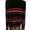 Anne Klein Rozmiar L Kolor Czarny Crew Neck Długi Sweter Tunika Długi rękaw Materiał Wiskoza Cienka dzianina