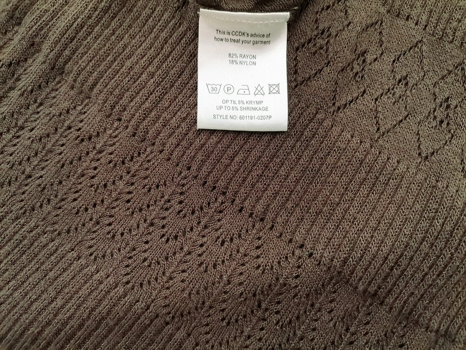 CCDK Rozmiar L Kolor Khaki W łódkę Sukienka Sweterkowa Krótki rękaw Długa Materiał Rayon CCDK Rozmiar L Kolor Khaki W łódkę Sukienka Sweterkowa Krótki rękaw Długa Materiał Rayon