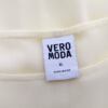 Vero moda Rozmiar XL Kolor Żółty Okrągły dekolt Bluzka Rękaw 3/4