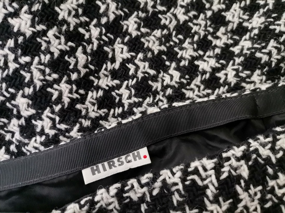 Hirsch Rozmiar 36 Kolor Czarny A-Line Spódnica Midi Materiał Akryl