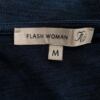 Flash Woman Rozmiar M Kolor Granatowy W serek Bluzka Kopertowa Krótki rękaw