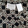 The Masai Rozmiar M Kolor Czarny Geometryczny Okrągły dekolt Tunika Bluzka Długi rękaw Materiał Wiskoza 100%